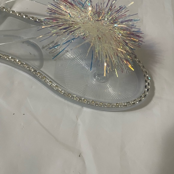 Luffymomo women’s flip flop sandals transparent size 9 - Picture 4 of 8